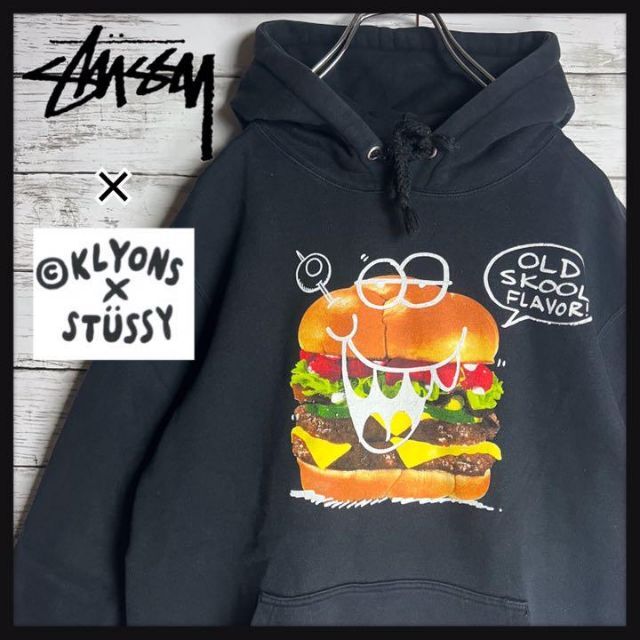 限定コラボ　クッキー パーカー STUSSY×KLYONS FUNNY 入手困難