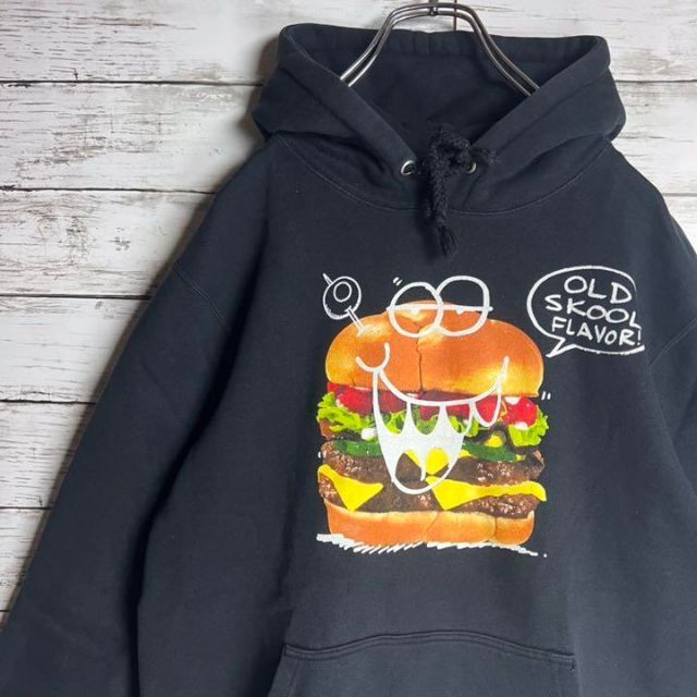 希少✨ STUSSY×KLYONS 限定コラボ パーカー ハンバーガー 入手困難