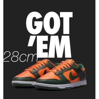 ナイキ(NIKE)のNike DunkLow RetroGorge Green and Orange(スニーカー)