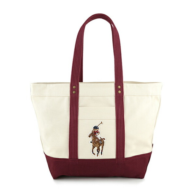 POLO RALPH LAUREN(ポロラルフローレン)の新品 ポロ ラルフローレン POLO RALPH LAUREN トートバッグ MEDIUM TOTE レディースのバッグ(トートバッグ)の商品写真