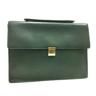 ヴィトン(LOUIS VUITTON) ビジネスバッグ(グリーン・カーキ/緑色系