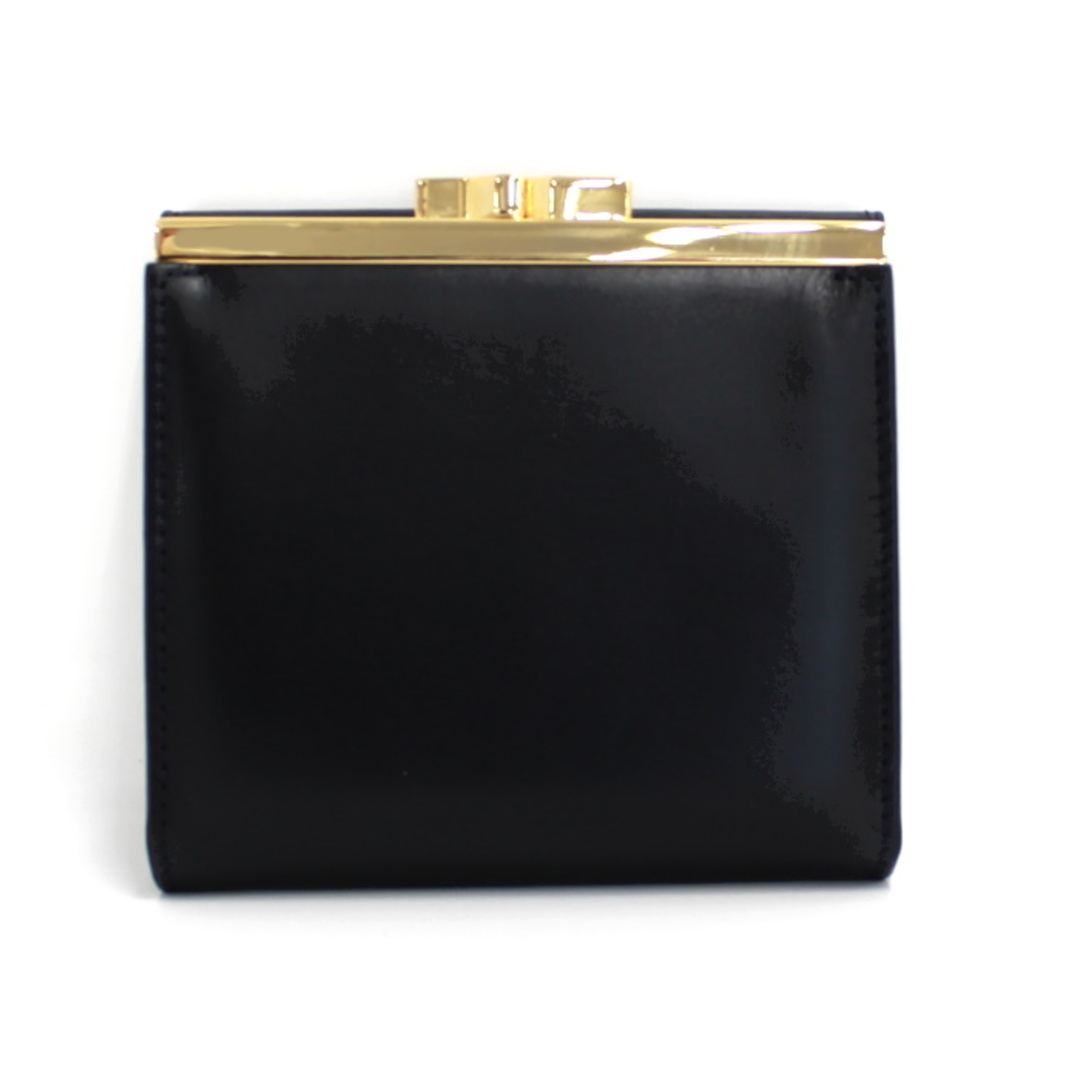 Cartier - Cartier 三つ折り財布 がま口 サファイアライン ブラック