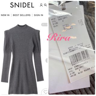 スナイデル(SNIDEL) リブニット ミニワンピース(レディース)の通販 200 ...
