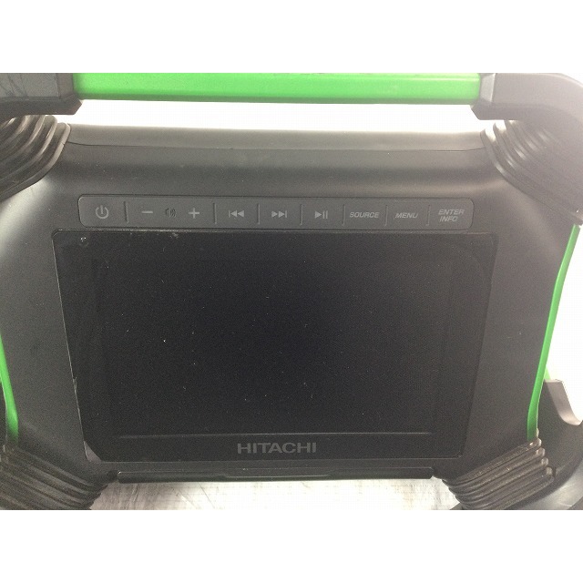 ☆美品☆14.4V/18Vコードレスラジオ付テレビ UR18DSML(NN) アダプター/リモコン/取扱説明書付 アウトドア キャンプ 現場 62266