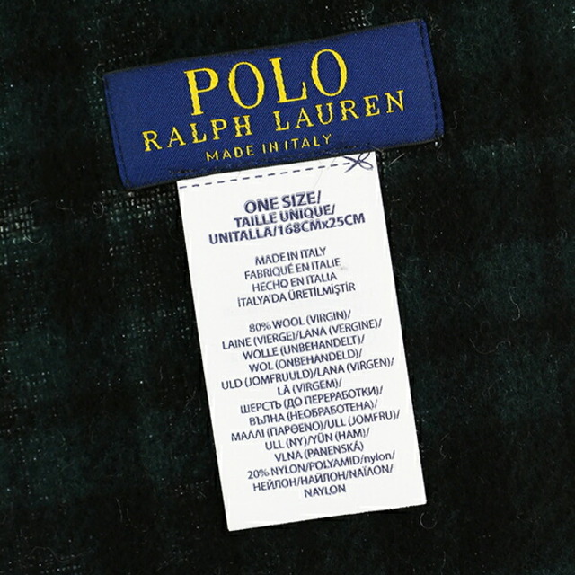 POLO RALPH LAUREN(ポロラルフローレン)の新品 ポロ ラルフローレン POLO RALPH LAUREN マフラー・ストール SCARF レディースのファッション小物(マフラー/ショール)の商品写真