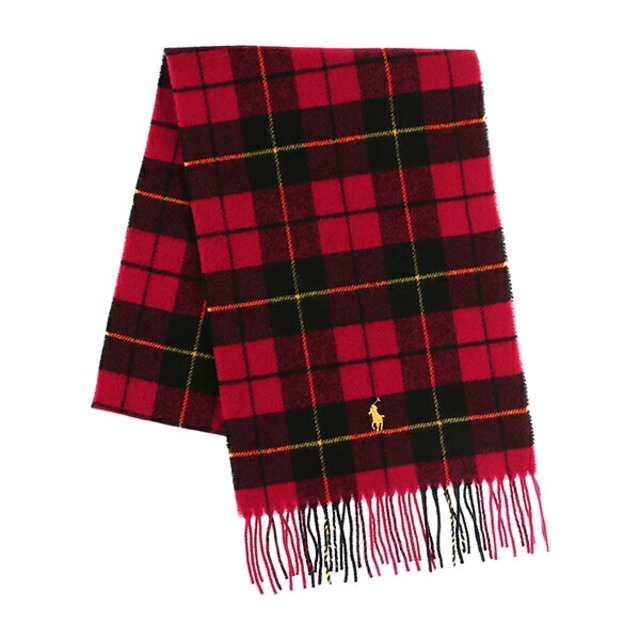 POLO RALPH LAUREN(ポロラルフローレン)の新品 ポロ ラルフローレン POLO RALPH LAUREN マフラー・ストール TARTAN SCARF レディースのファッション小物(マフラー/ショール)の商品写真