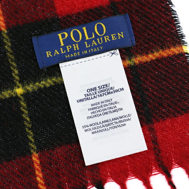 POLO RALPH LAUREN(ポロラルフローレン)の新品 ポロ ラルフローレン POLO RALPH LAUREN マフラー・ストール TARTAN SCARF レディースのファッション小物(マフラー/ショール)の商品写真