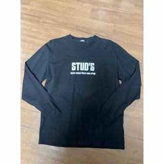 バートル(BURTLE)のStuds ロンT Mサイズ黒(Tシャツ/カットソー(七分/長袖))