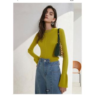 ザラ(ZARA)のリブニットセーター(ニット/セーター)