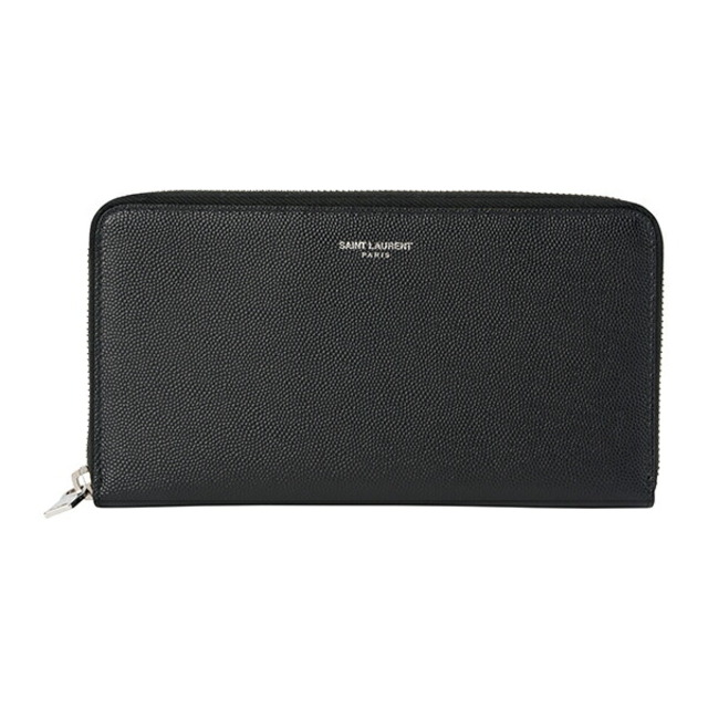 新品 サンローラン SAINT LAURENT 長財布 ZIP AROUND WALLET ブラック