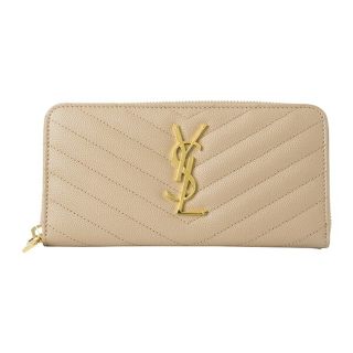 サンローラン(Saint Laurent)の新品 サンローラン SAINT LAURENT 長財布 ZIP AROUND WALLET ダークベージュ(財布)