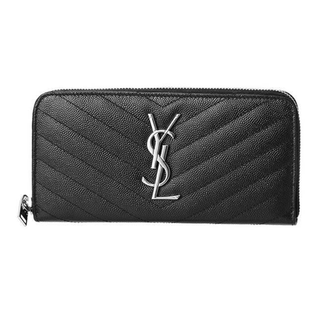 新品 サンローラン SAINT LAURENT 長財布 フルジップウォレット ノワール