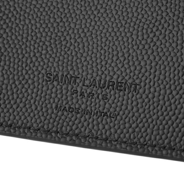 Saint Laurent(サンローラン)の新品 サンローラン SAINT LAURENT 2つ折り財布 ウォレット＆コインポーチ ネロ メンズのファッション小物(折り財布)の商品写真