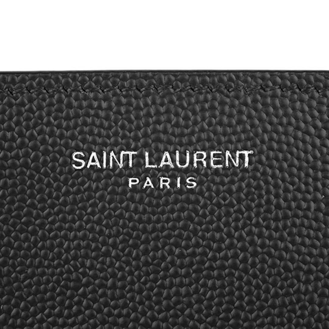 Saint Laurent(サンローラン)の新品 サンローラン SAINT LAURENT 2つ折り財布 ウォレット＆コインポーチ ネロ メンズのファッション小物(折り財布)の商品写真