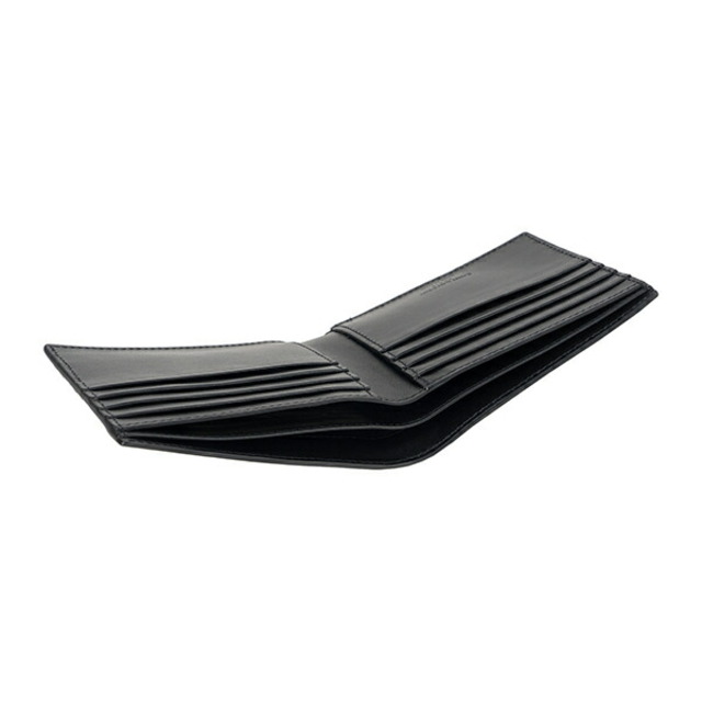 新品 サンローラン SAINT LAURENT 2つ折り財布 WALLET ブルー/ブラック