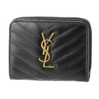 サンローラン(Saint Laurent)の新品 サンローラン SAINT LAURENT 2つ折り財布 コンパクト フルジップウォレット(財布)