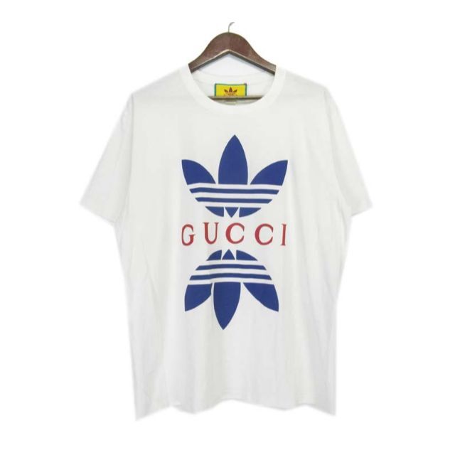 Gucci - グッチGUCCI×アディダスadidas■ロゴジャージー半袖Tシャツ