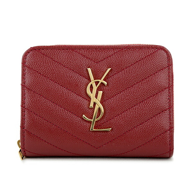 YSL 折り財布　レッド　★箱付き★