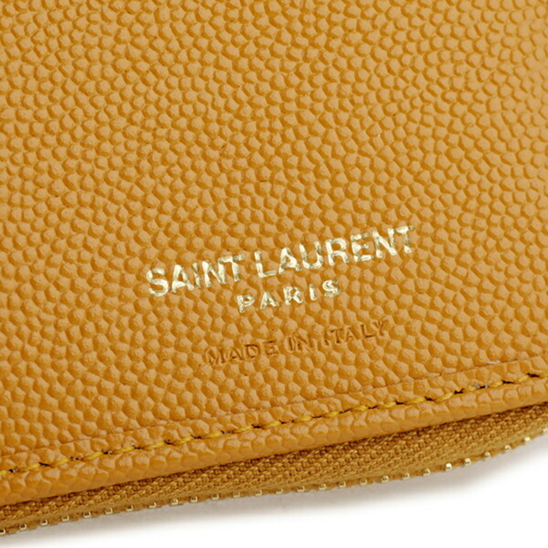 Saint Laurent(サンローラン)の新品 サンローラン SAINT LAURENT 2つ折り財布 コンパクトウォレット イエロー レディースのファッション小物(財布)の商品写真