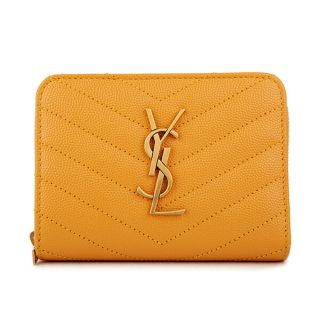 サンローラン(Saint Laurent)の新品 サンローラン SAINT LAURENT 2つ折り財布 コンパクトウォレット イエロー(財布)