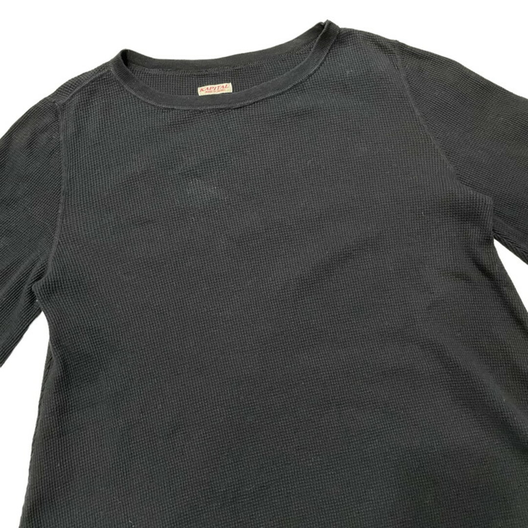 KAPITAL キャピタル 18AW ワッフル天竺 ベルTシャツ 2