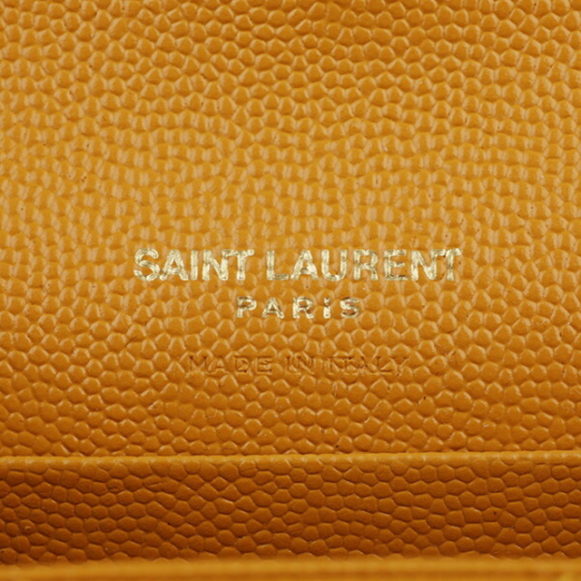 Saint Laurent(サンローラン)の新品 サンローラン SAINT LAURENT カードケース CARD CASE セーナペイエロー レディースのファッション小物(名刺入れ/定期入れ)の商品写真