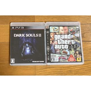 プレイステーション3(PlayStation3)のPS3 ソフト DARK SOULS II grand theft autoⅥ(家庭用ゲームソフト)