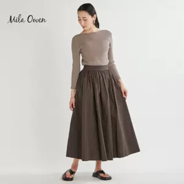 【新品未着用タグ付】Mila Owen 布帛ボリュームスカートドッキングワンピ | フリマアプリ ラクマ