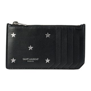 サンローラン(Saint Laurent)の新品 サンローラン SAINT LAURENT カードケース CARD HOLDER ブラック(名刺入れ/定期入れ)