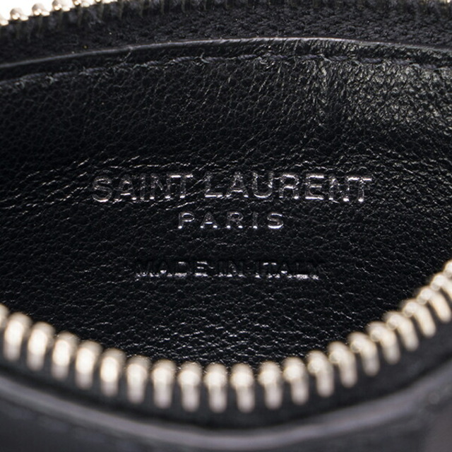 Saint Laurent(サンローラン)の新品 サンローラン SAINT LAURENT カードケース CARD HOLDER ブラック レディースのファッション小物(名刺入れ/定期入れ)の商品写真