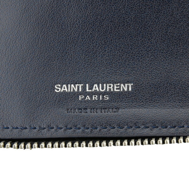 新品 サンローラン SAINT LAURENT 長財布 ZIP AROUND WALLET ディープ