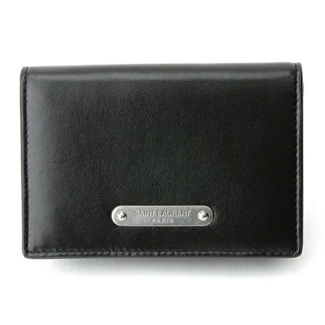 ☆通販公式店☆ サンローラン SAINT LAURENT カードケース CARD CASE ノワール メンズ 