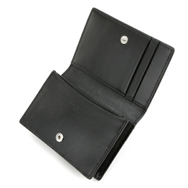 新品 サンローラン SAINT LAURENT カードケース 5 FRAGMENT ZIP POUCH ノワール