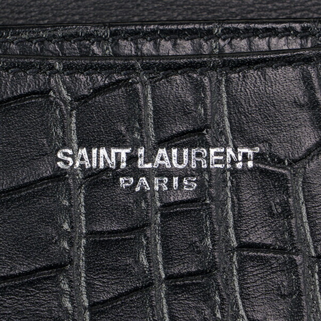 Saint Laurent(サンローラン)の新品 サンローラン SAINT LAURENT カードケース CARD CASE ブラック レディースのファッション小物(名刺入れ/定期入れ)の商品写真