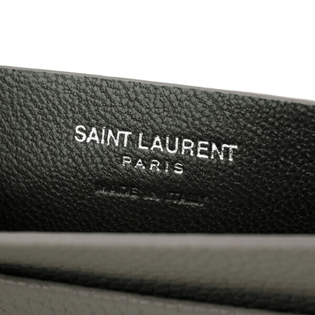 Saint Laurent(サンローラン)の新品 サンローラン SAINT LAURENT カードケース CARD CASE フォグ レディースのファッション小物(名刺入れ/定期入れ)の商品写真