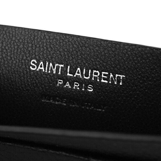 Saint Laurent(サンローラン)の新品 サンローラン SAINT LAURENT カードケース CARD CASE ネロ レディースのファッション小物(名刺入れ/定期入れ)の商品写真