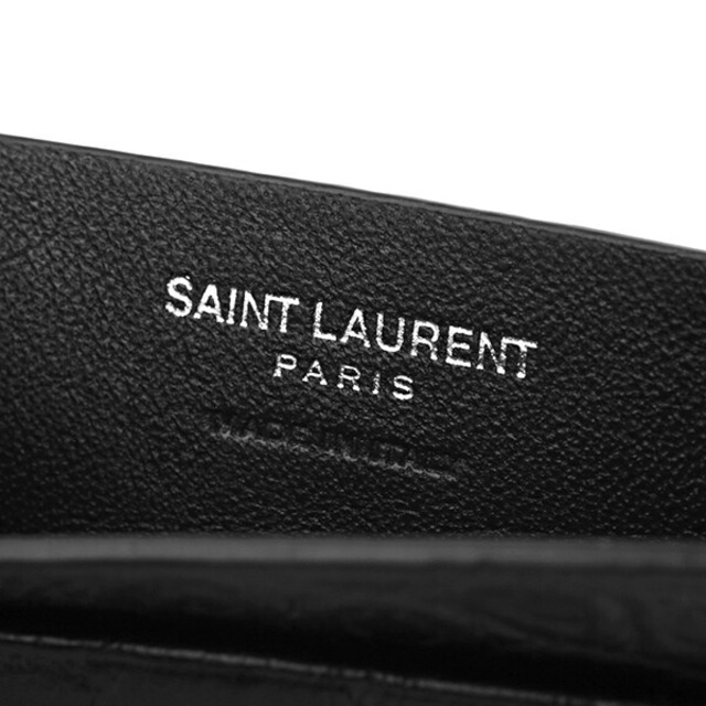 新品 サンローラン SAINT LAURENT カードケース CARD CASE ネロ