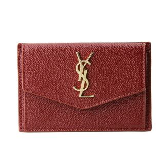 サンローラン(Saint Laurent)の新品 サンローラン SAINT LAURENT カードケース UP TOWN CARD CASE オピウムレッド(名刺入れ/定期入れ)