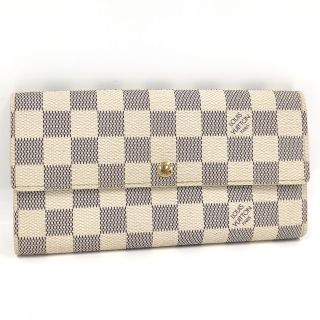 ルイヴィトン(LOUIS VUITTON)のLOUIS VUITTON ポルトフォイユ サラ 二つ折り長財布 ダミエ(財布)