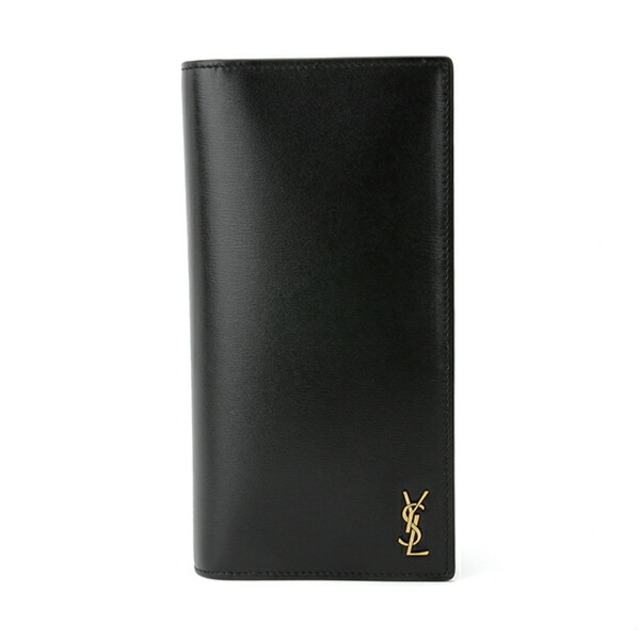 新品 サンローラン SAINT LAURENT 長財布 LONG FLAP WALLET ノワール