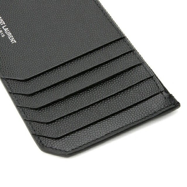 新品 サンローラン SAINT LAURENT カードケース 5 FRAGMENT ZIP POUCH ノワール 6