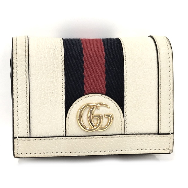 Gucci - GUCCI オフィディア 二つ折り財布 GGマーモント レザー