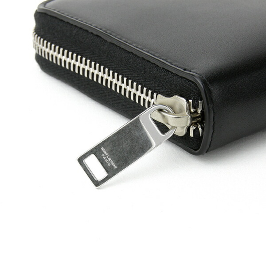 新品 サンローラン SAINT LAURENT 長財布 ZIP AROUND WALLET ノワール