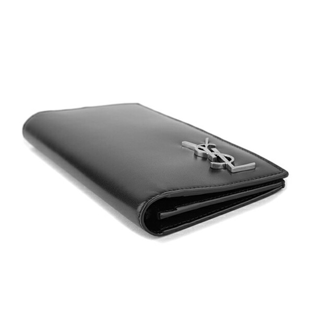 Saint Laurent(サンローラン)の新品 サンローラン SAINT LAURENT 長財布 LONG FLAP WALLET ネロ メンズのファッション小物(長財布)の商品写真