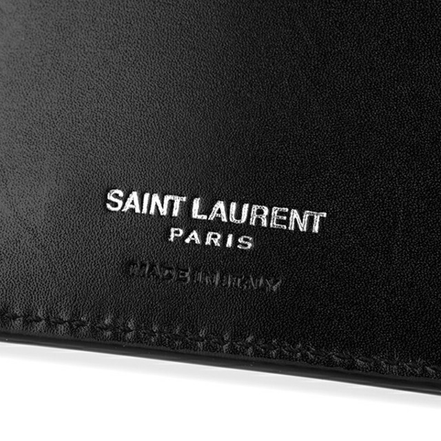 Saint Laurent(サンローラン)の新品 サンローラン SAINT LAURENT 長財布 LONG FLAP WALLET ネロ メンズのファッション小物(長財布)の商品写真