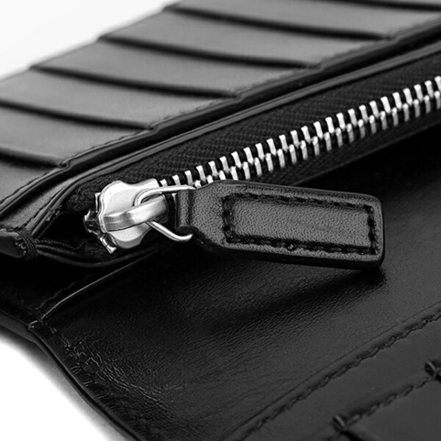 Saint Laurent(サンローラン)の新品 サンローラン SAINT LAURENT 長財布 LONG FLAP WALLET ネロ メンズのファッション小物(長財布)の商品写真