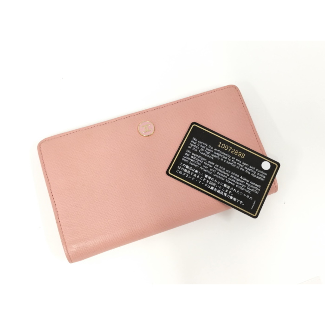 CHANEL(シャネル)のCHANEL 二つ折り長財布 ロングウォレット ココボタン ココマーク レザー レディースのファッション小物(財布)の商品写真