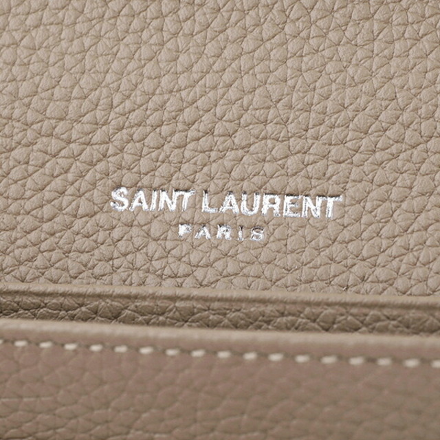 新品 サンローラン SAINT LAURENT 長財布 ロングウォレット ライトトープ