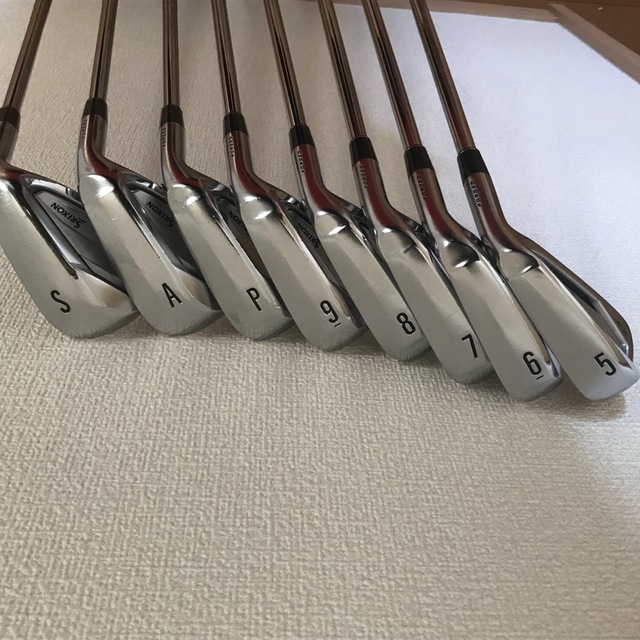 翌日発送可能】 Srixon 8本セット SW～5 スリクソンzx5 - クラブ ...