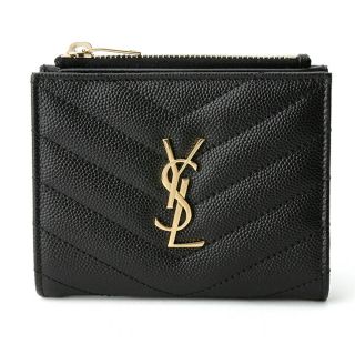 サンローラン(Saint Laurent)の新品 サンローラン SAINT LAURENT 2つ折り財布 YSL CREDIT CARD HOLDER ノワール(財布)